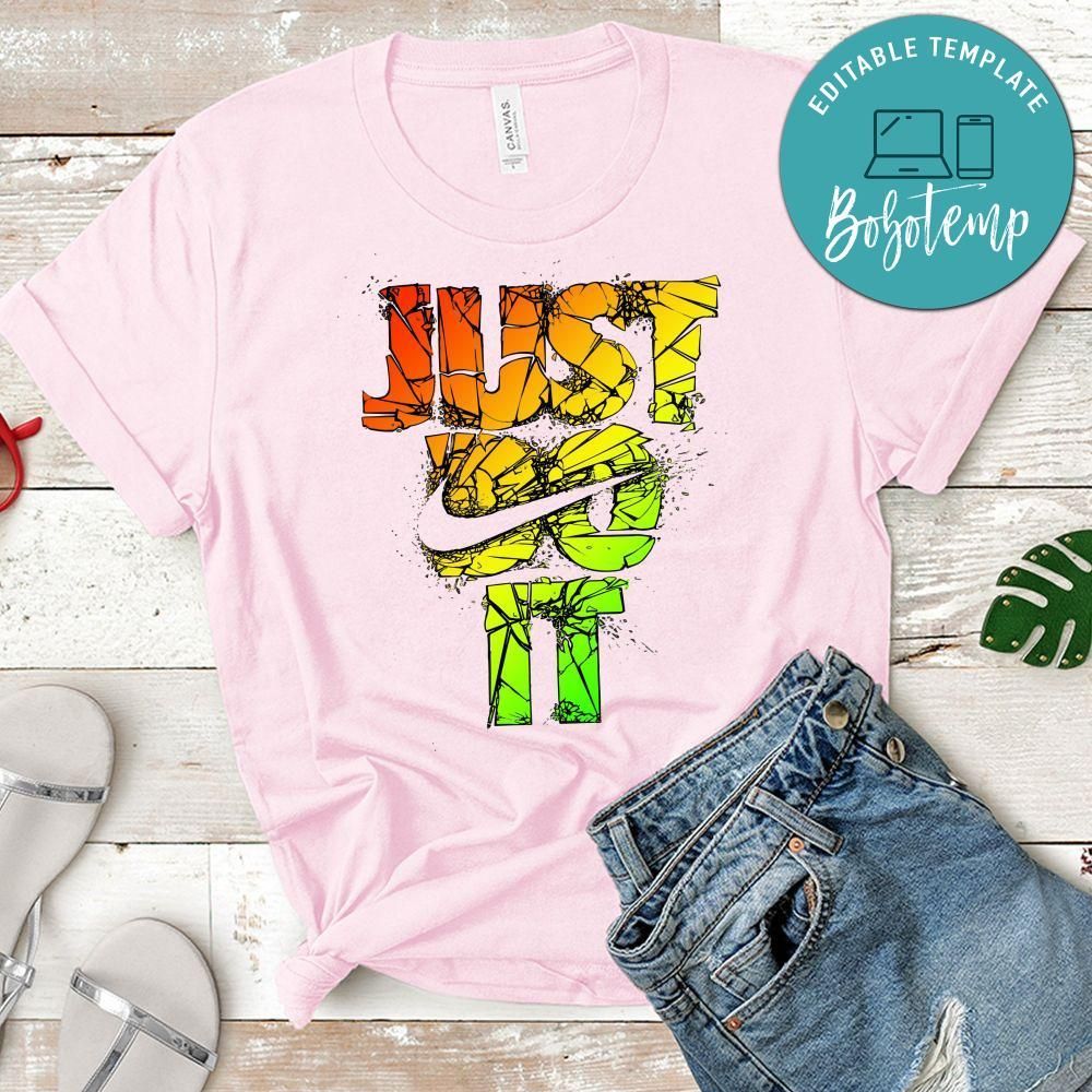 Just Do It Color Retro Shirt