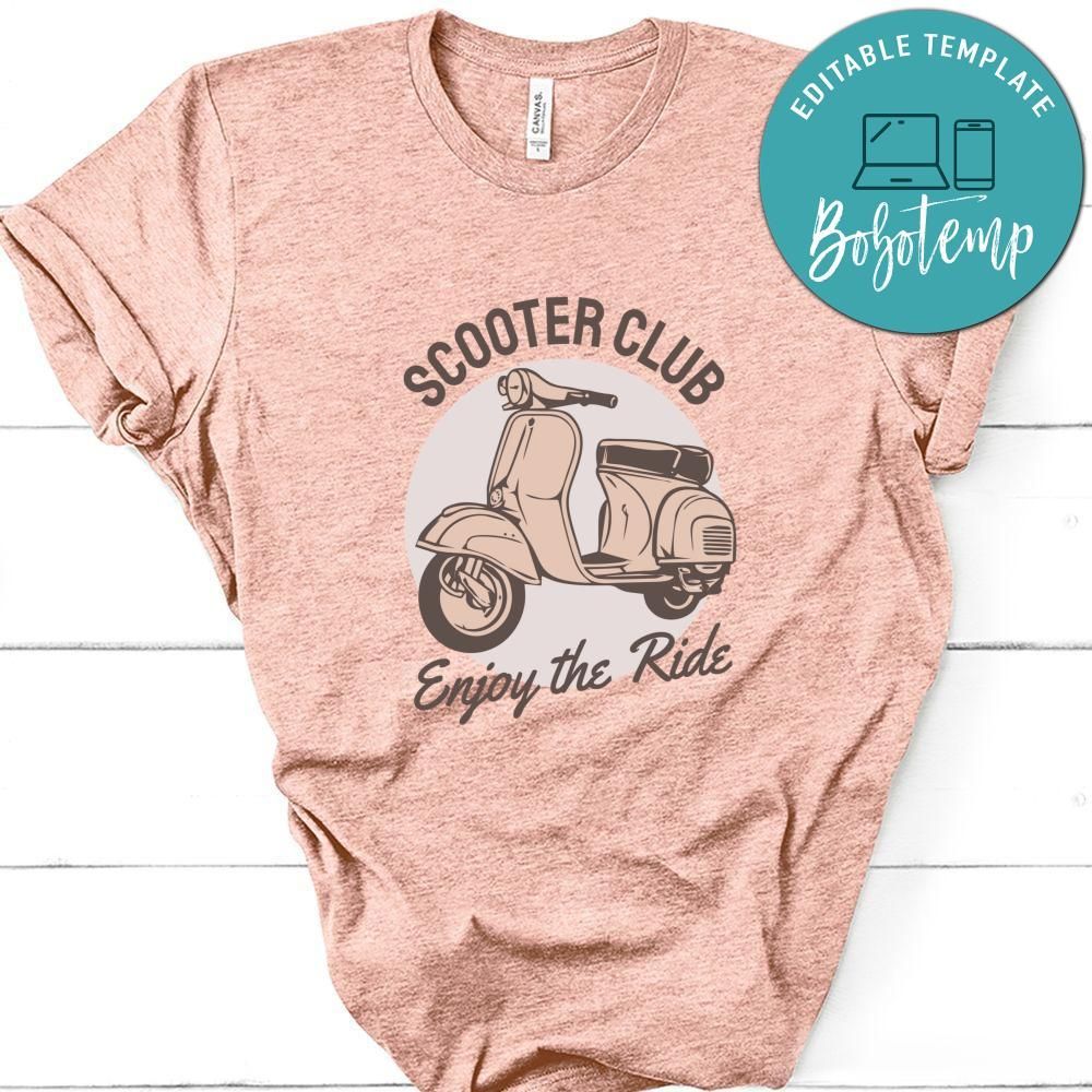 Scooter Club Enjoy The Ride Shirt
