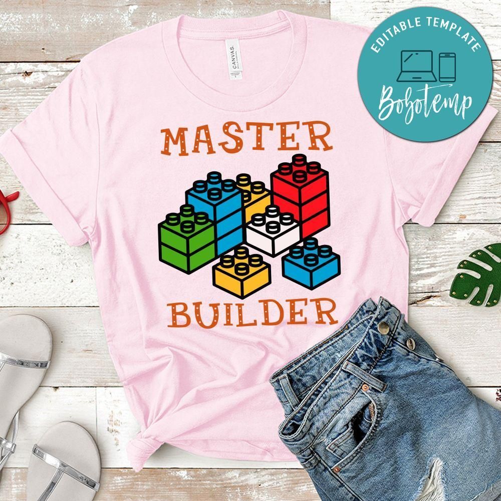 Master Builder Building Blocks Shirt