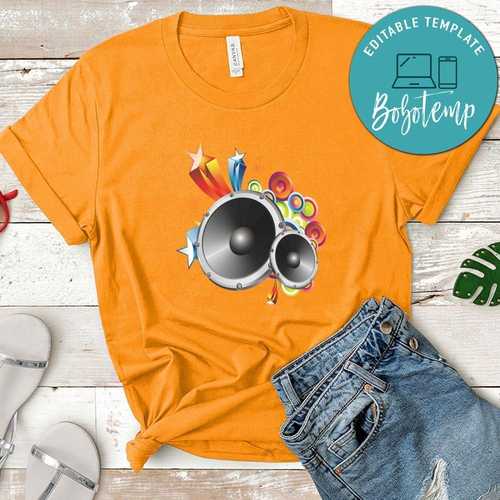 Music Loudspeaker Shirt