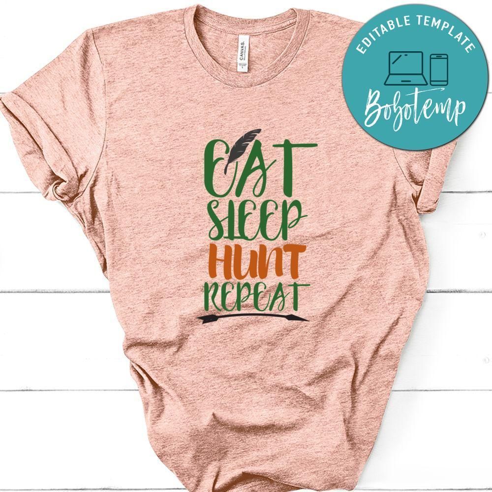 Eat Sleep Hunt Repeat Tshirt