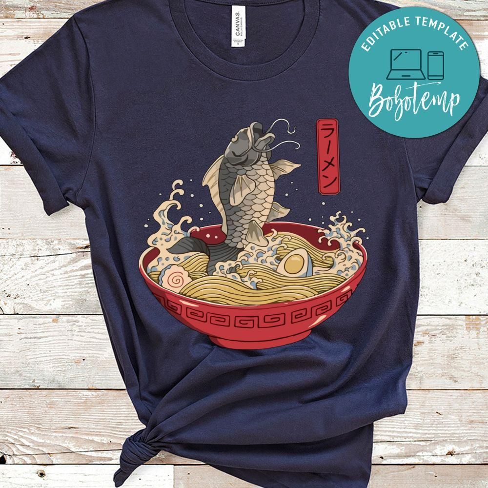 Japon Fish Ramen Shirt