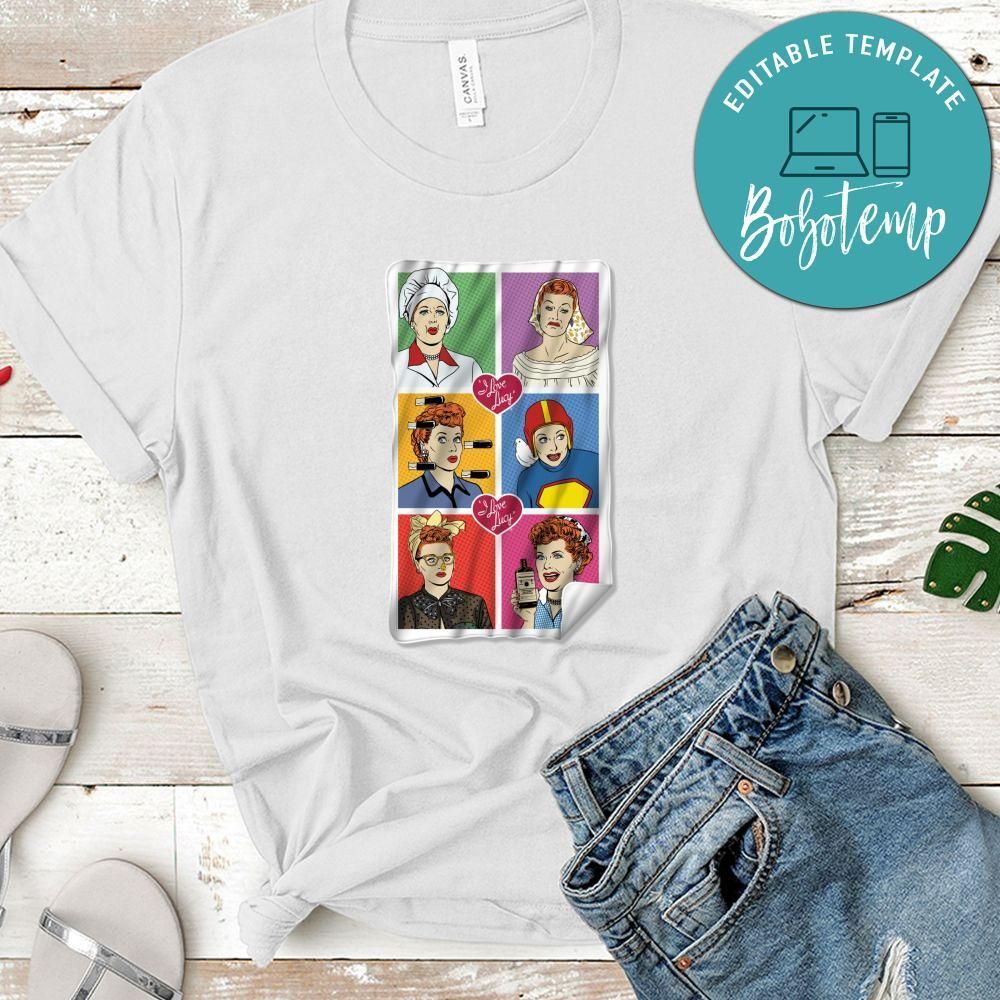 Lucy Cartoon Comic Shirt