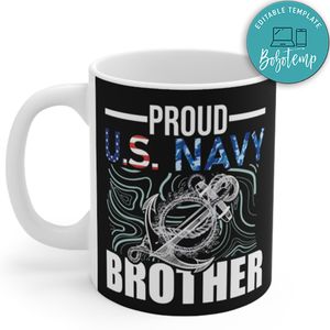 Veteran Proud US Navy Brother Mug