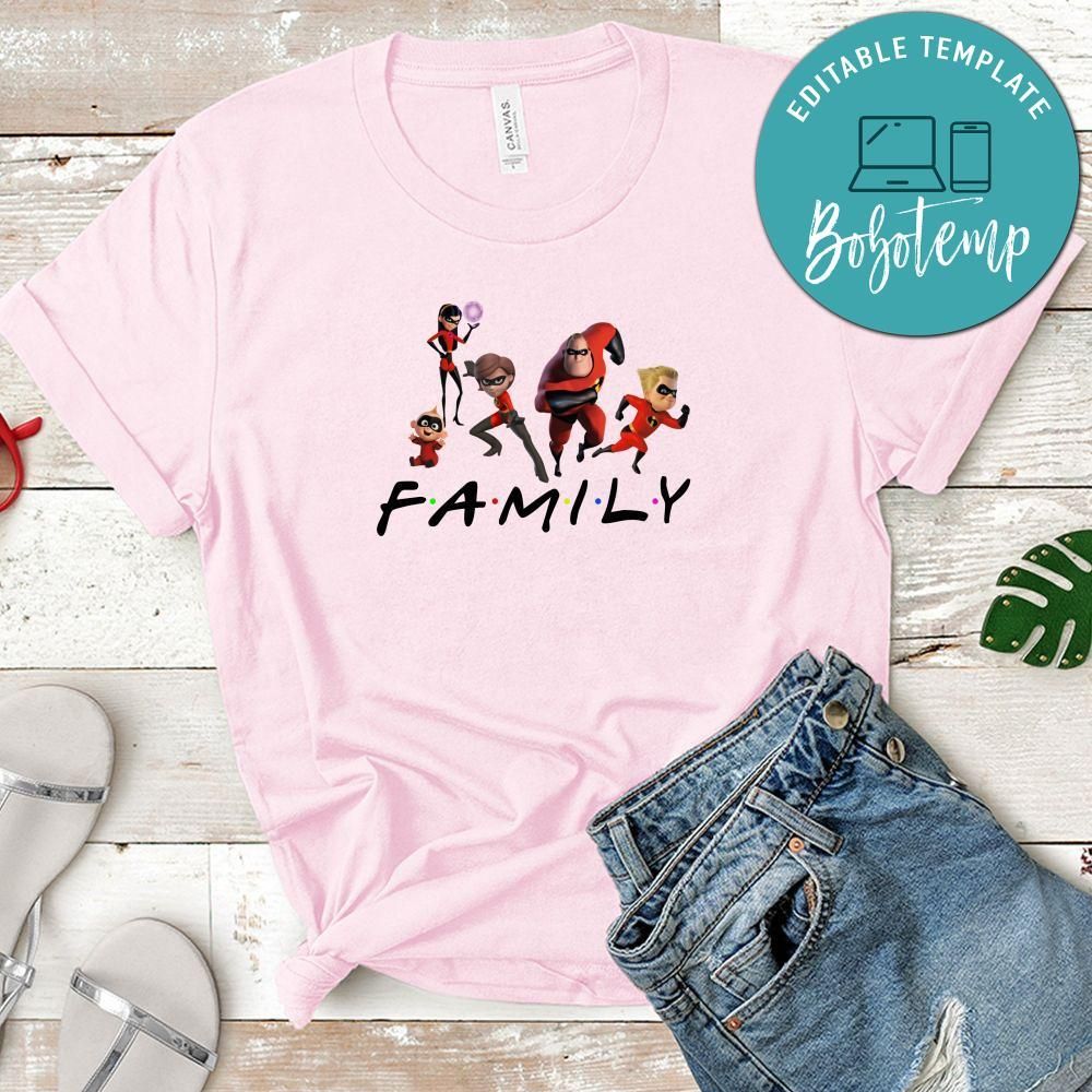 Disney The Incredibles Family Shirt, Disney World Shirt