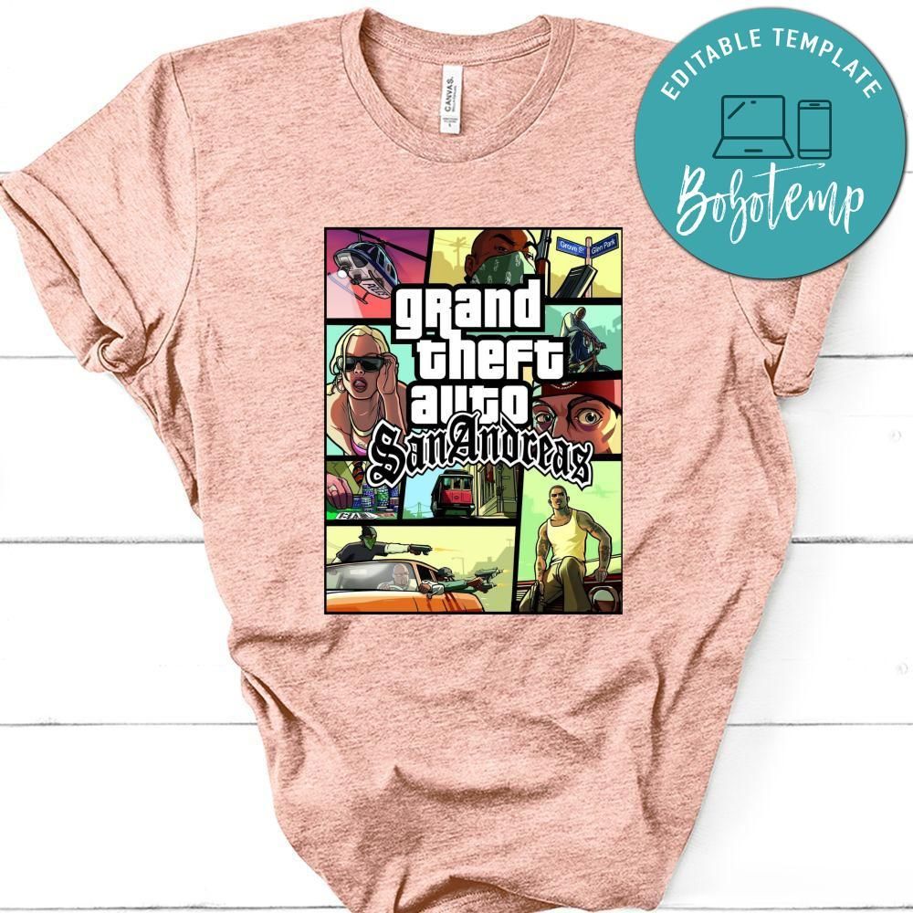 Grand Theft Auto San Andreas Shirt