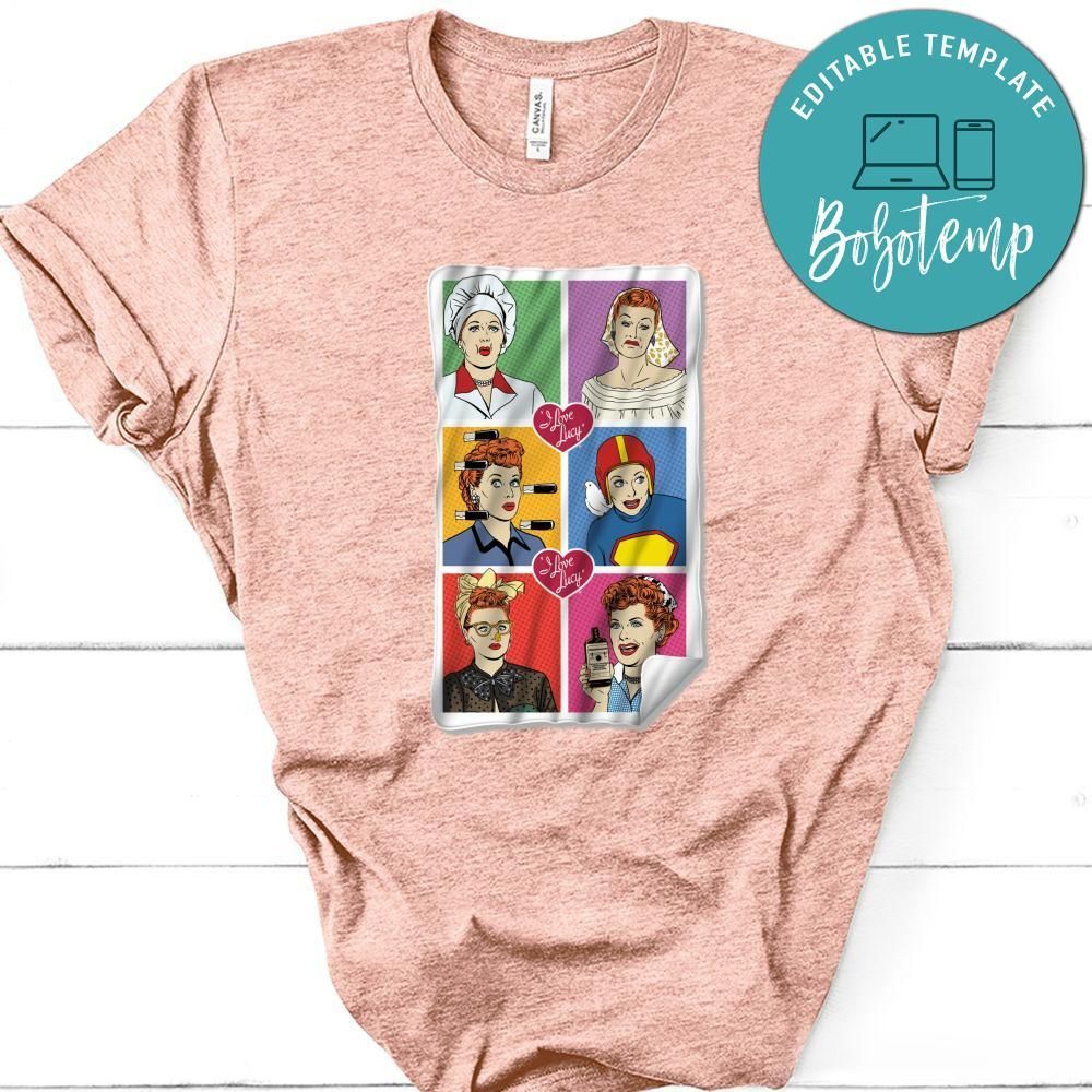 Lucy Cartoon Comic Shirt