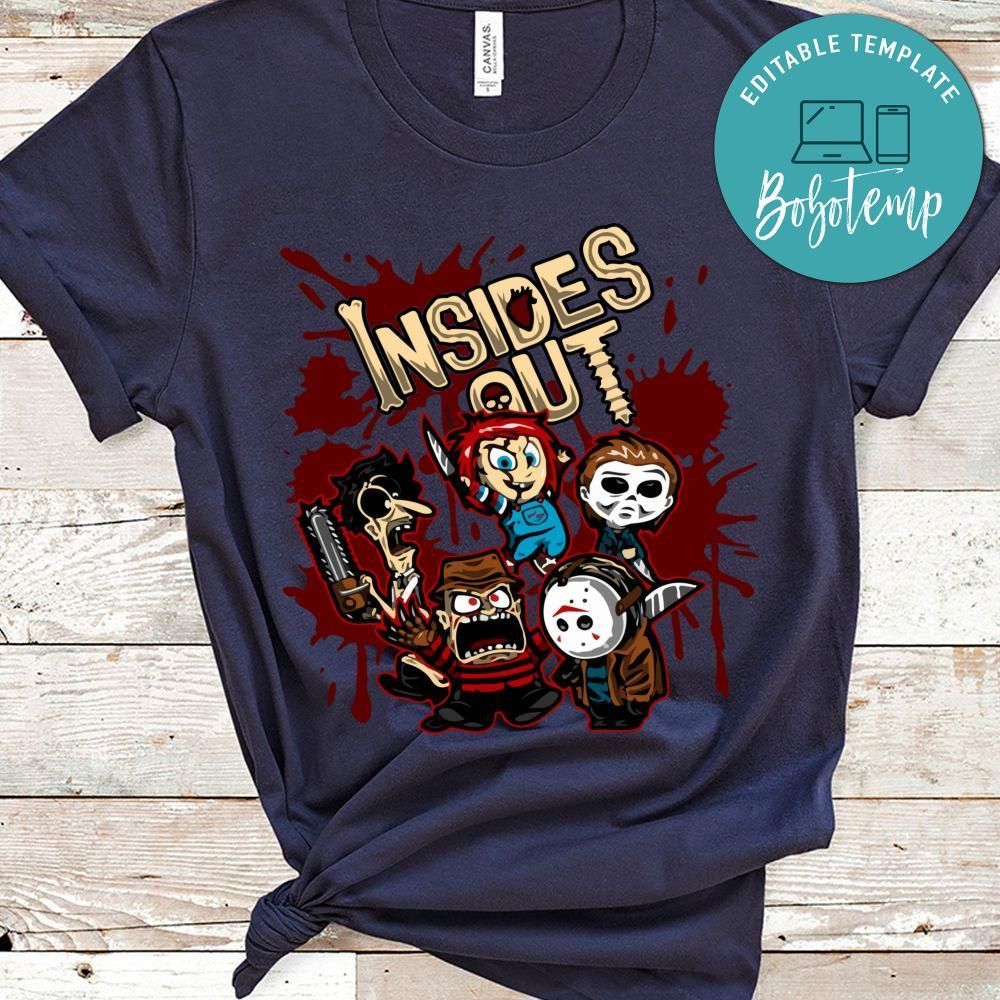 Insides Out Deadly Feelings Horror Movie Shirt