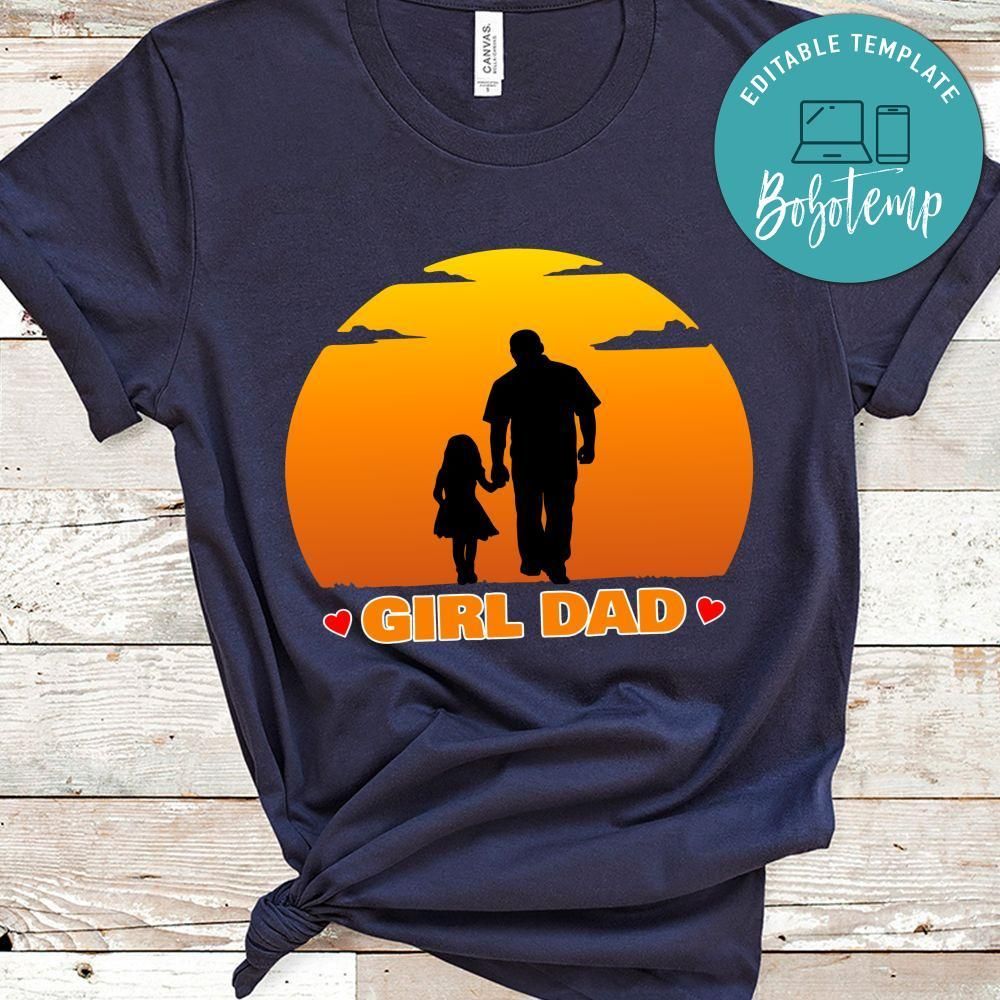 Girl Dad Sunset Shirt