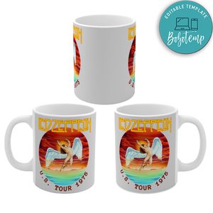 Led Zeppelin Stairway To Heaven Guitar US Tour 1975 Mug