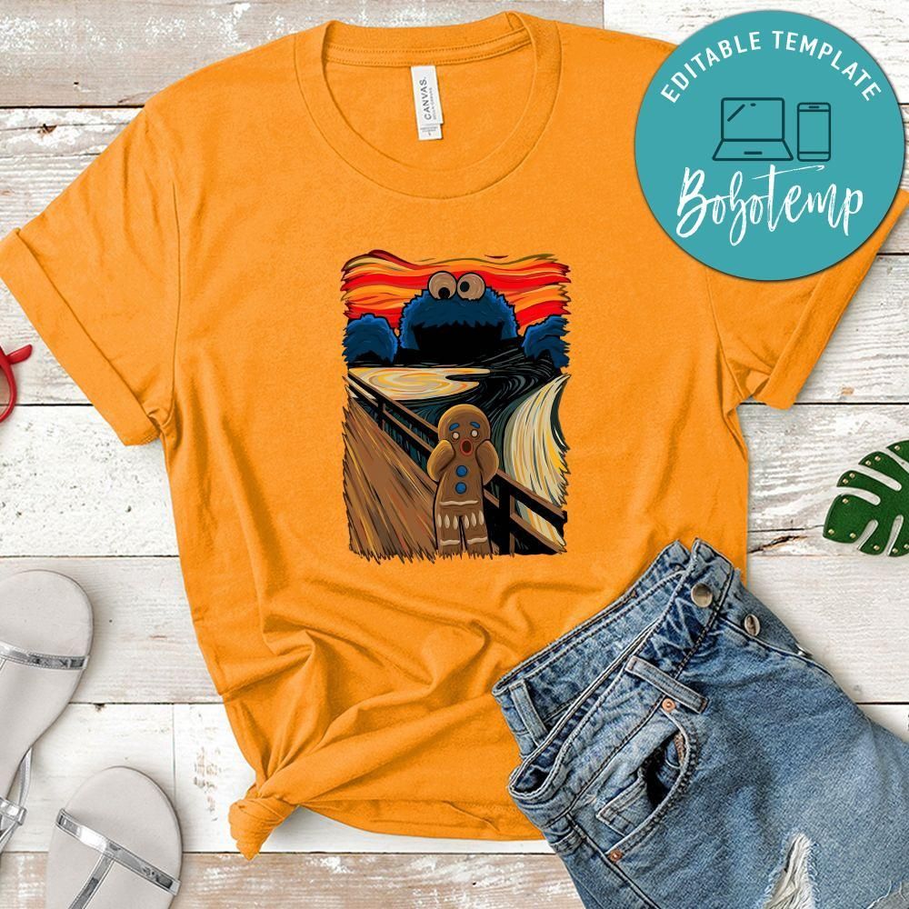 Funny Puppet And Gingerbread Man Shirt, Muppet Shirt