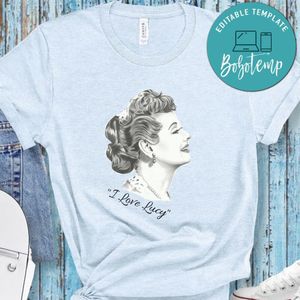 I Love Lucy Shirt, Lucille Ball Portrait Shirt