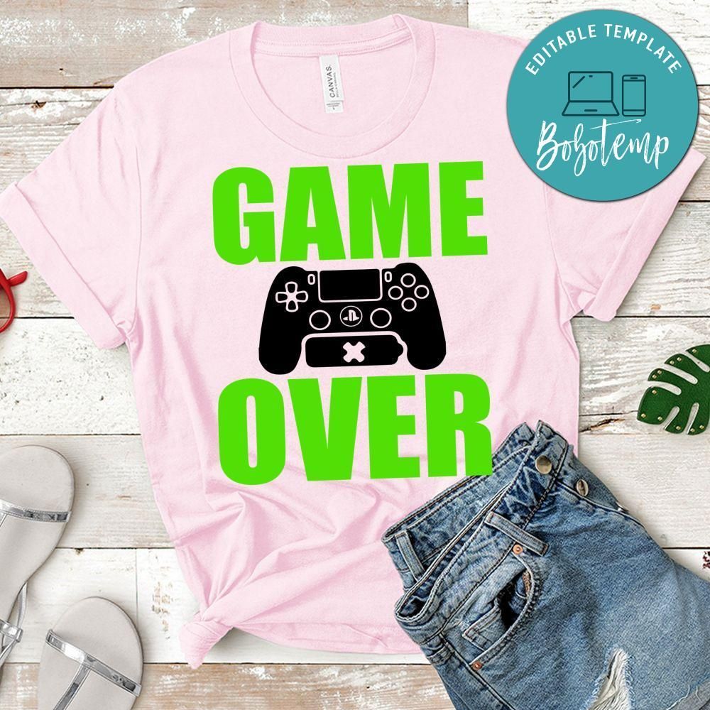 Gamer Game Over Shirt
