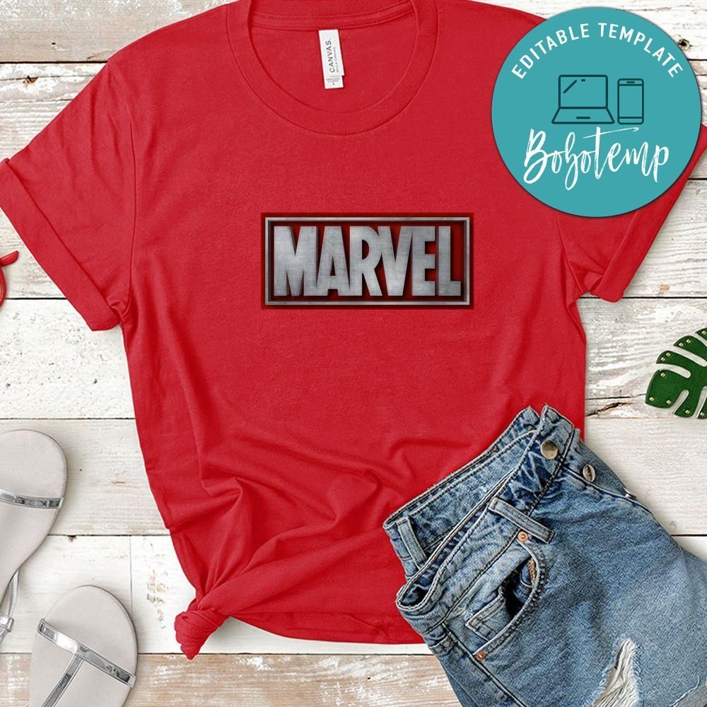 Marvel Typography Shirt