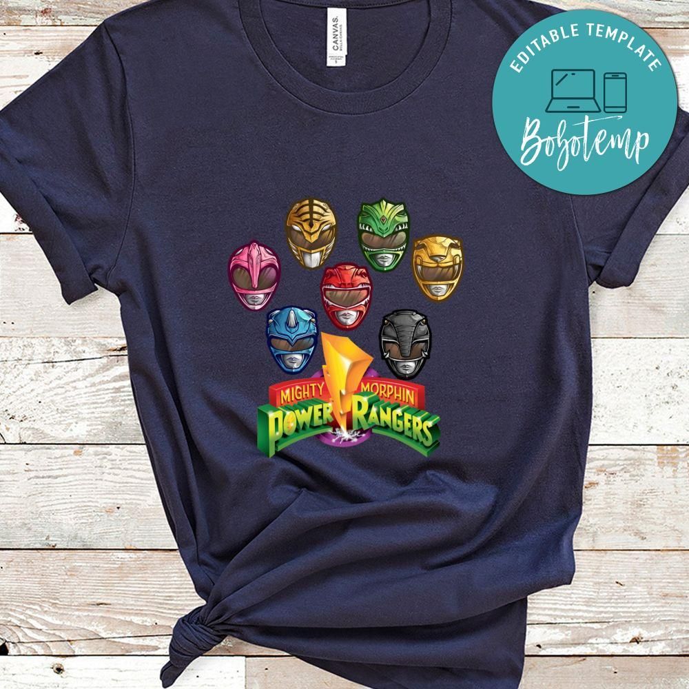 Power Rangers Mighty Morphin Shirt