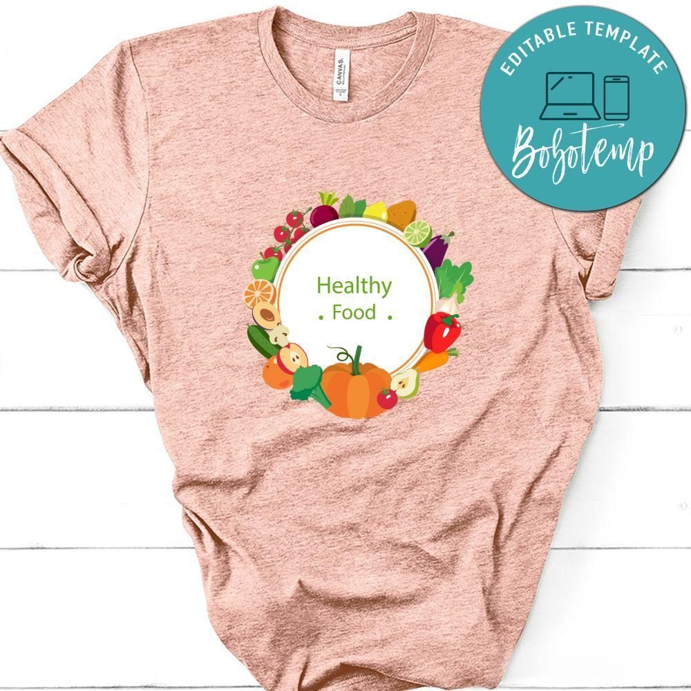 Veggies Healthy Food Shirt
