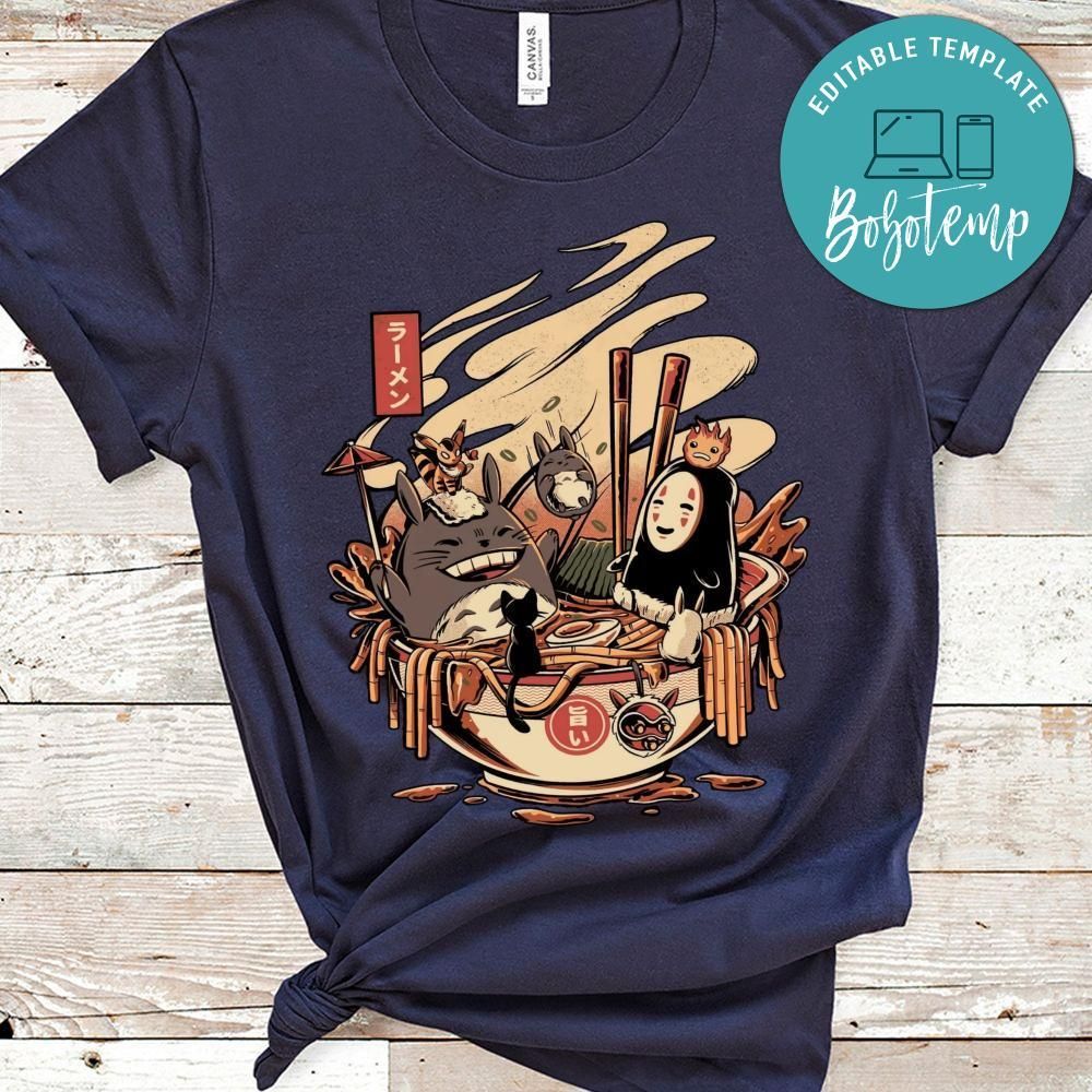 Japon Ramen Pool Party Shirt