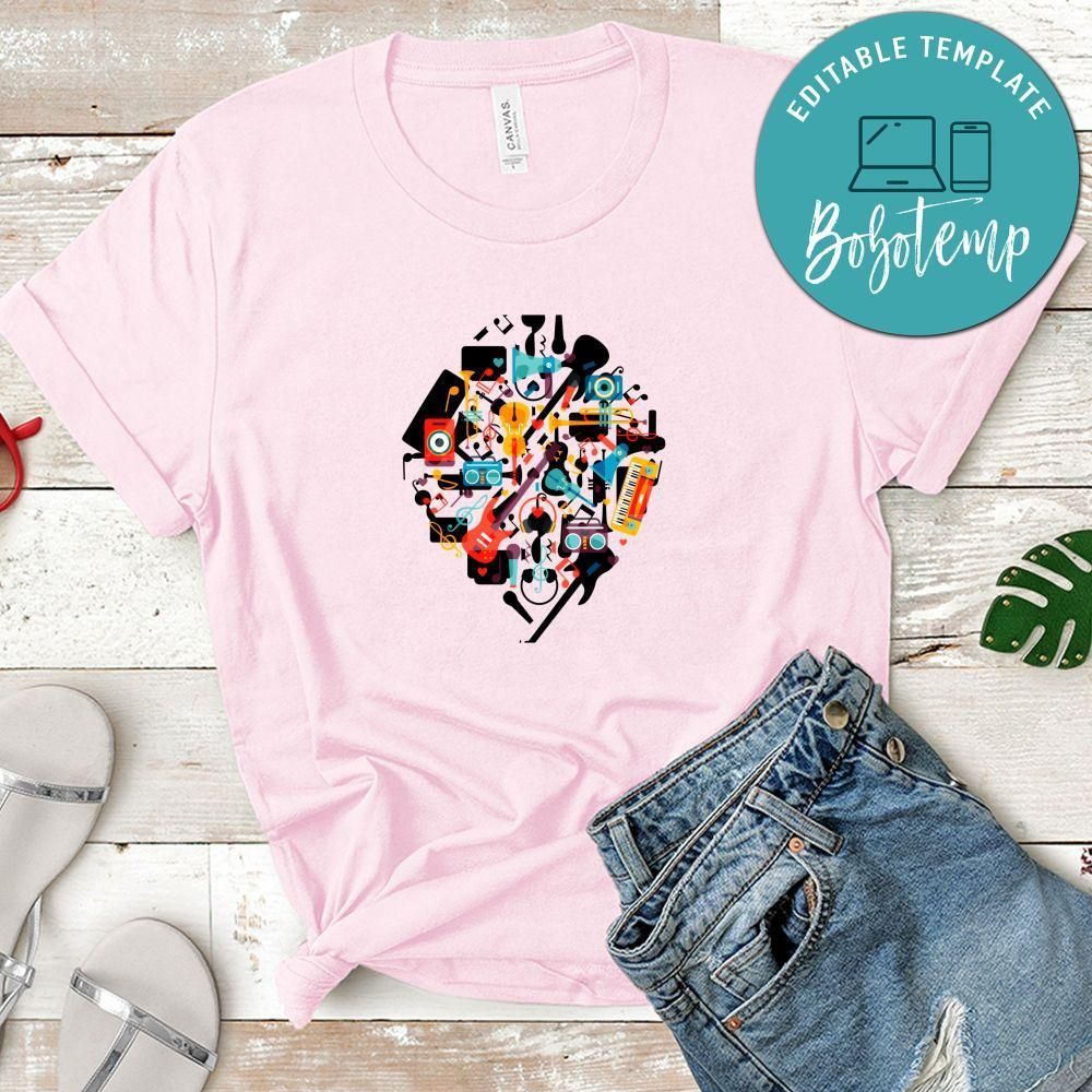 Circle Made Of Music Instruments Shirt