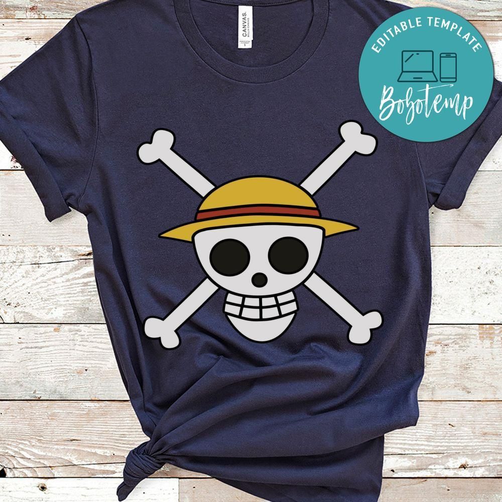 One Piece Pirates Head Shirt