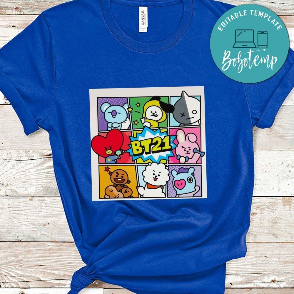 BTS BT21 Shirt