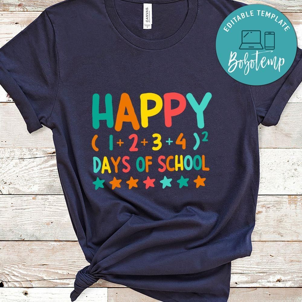 Math Formula 100 Days of School Shirt