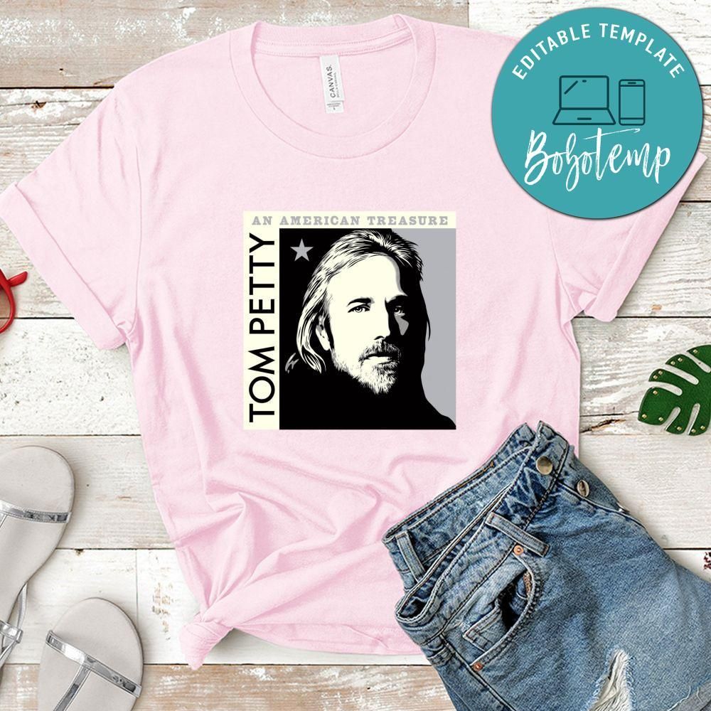 Tom Petty An American Treasure White Shirt