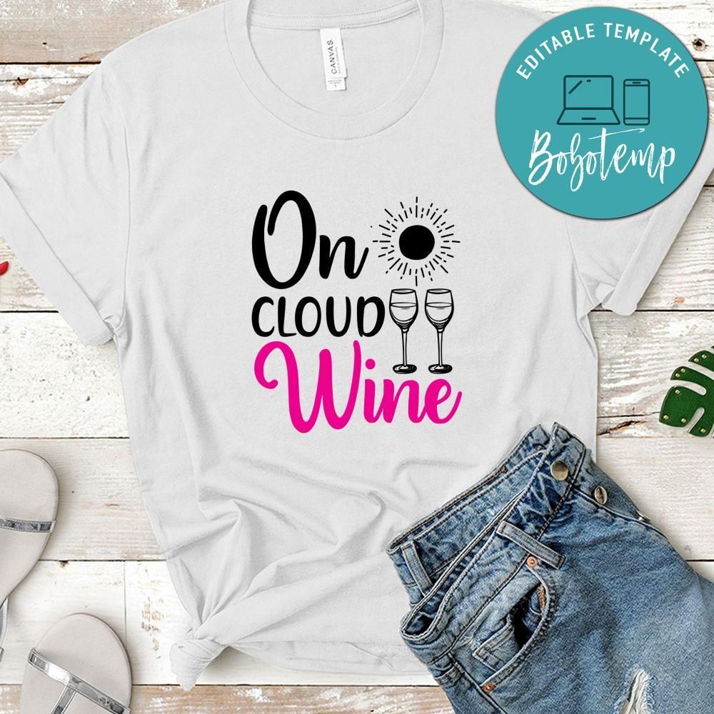 On Cloud Wine Tshirt