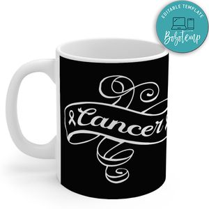 Cancer Black Mug
