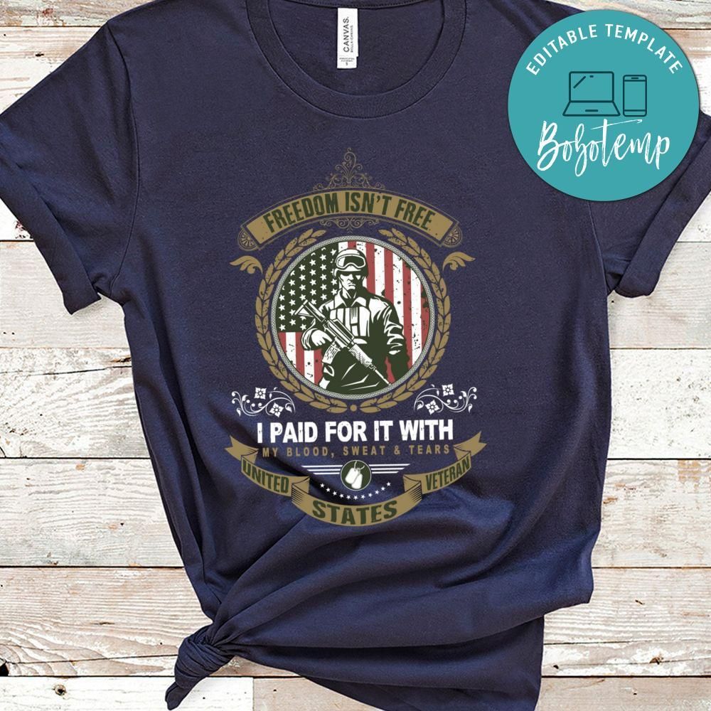 American Veterans Day Memorial Day Tshirt