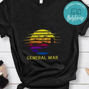 General War Sunset Retro Shirt