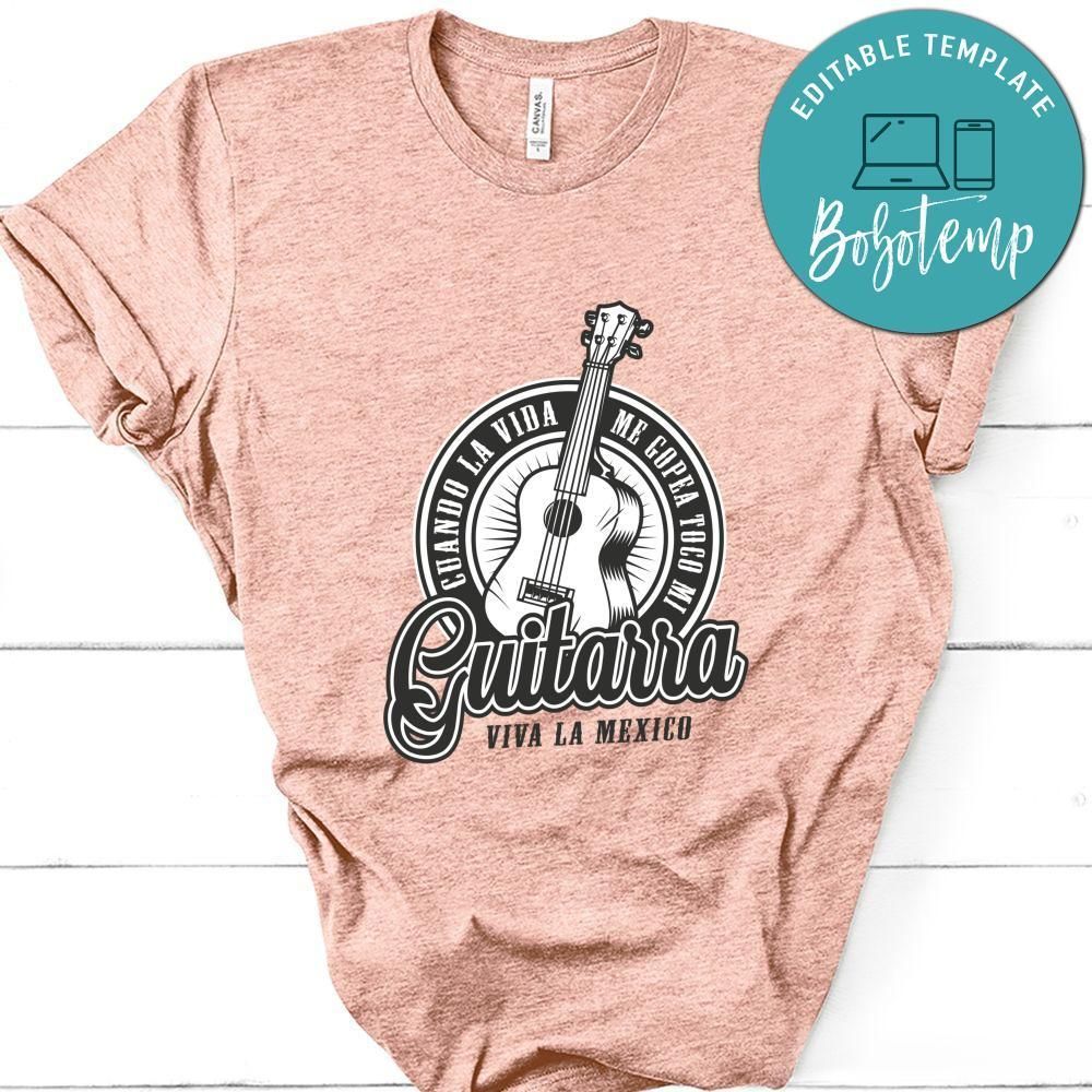 Guitarra Viva La Mexico White Shirt