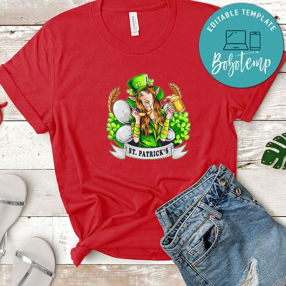 The Beautiful Fairy Brings A Beer St.Patrick's Day Shirt