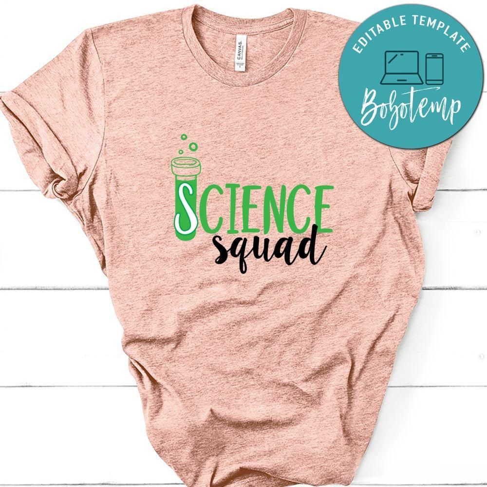 Nerdy Science squad Shirt
