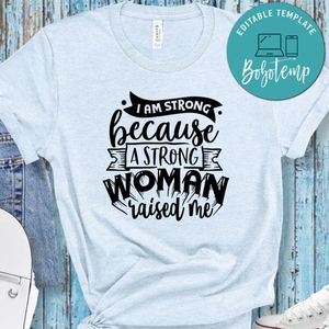I Am Strong Because A Strong Woman Shirt