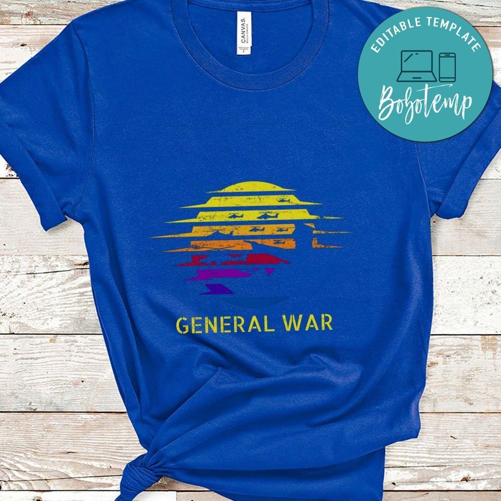General War Sunset Retro Shirt