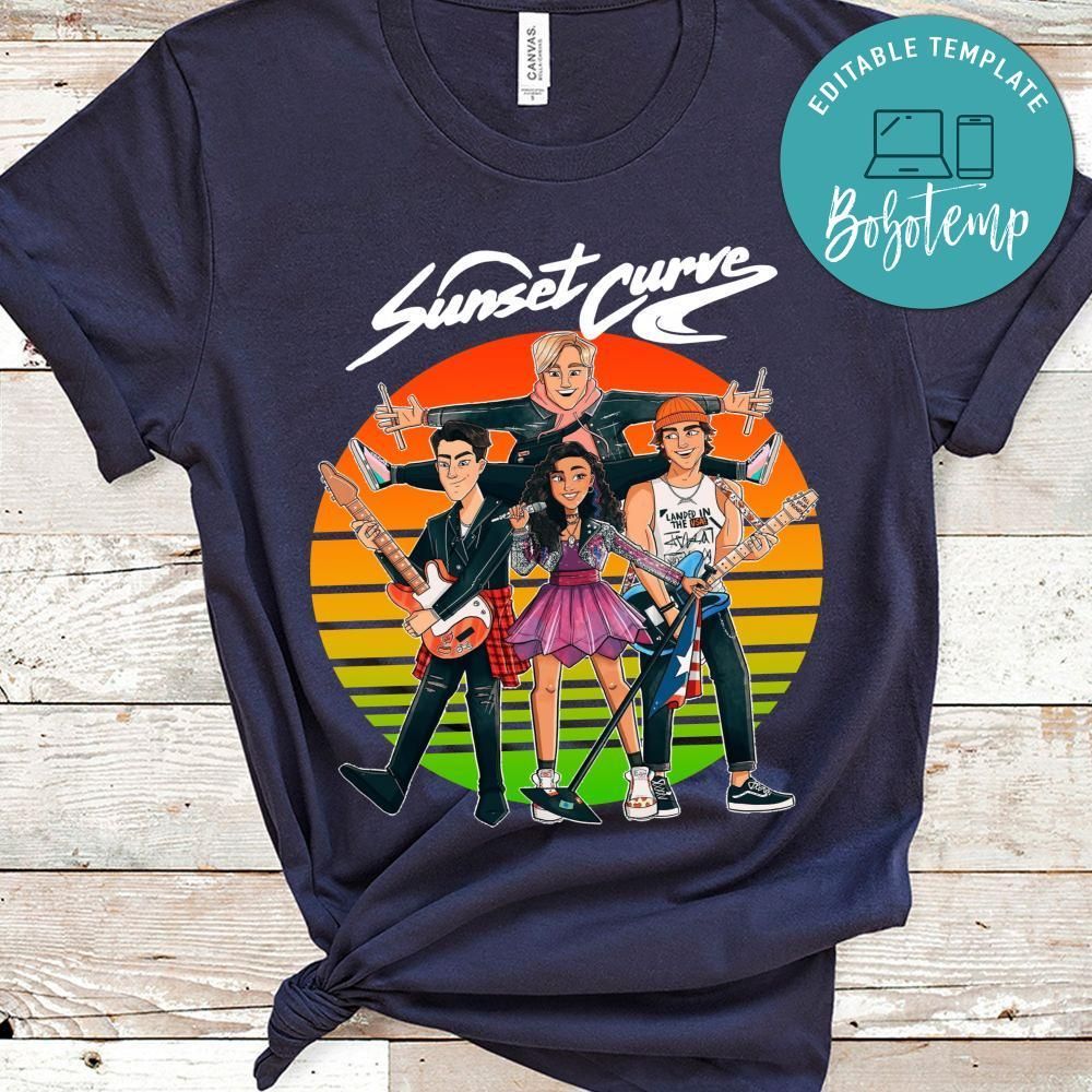 Sunset Curve Retro Julie And The Phantoms  Shirt