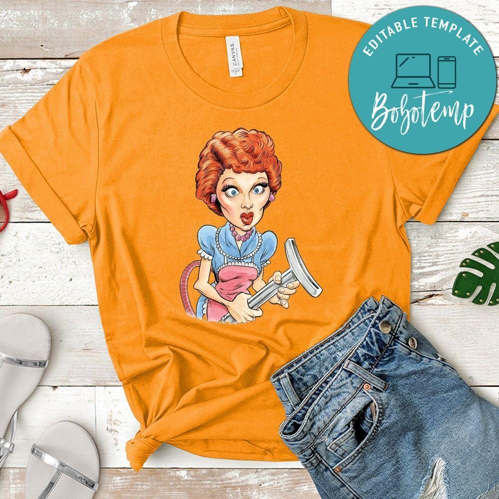 Lucille Ball Funny Cartoon Shirt