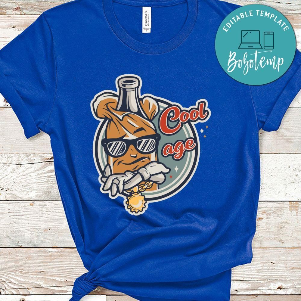 Funny Round Badges Cool Age Shirt