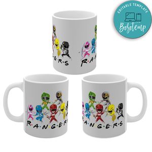 Mighty Morphin Power Rangers Mug, Rangers Mug