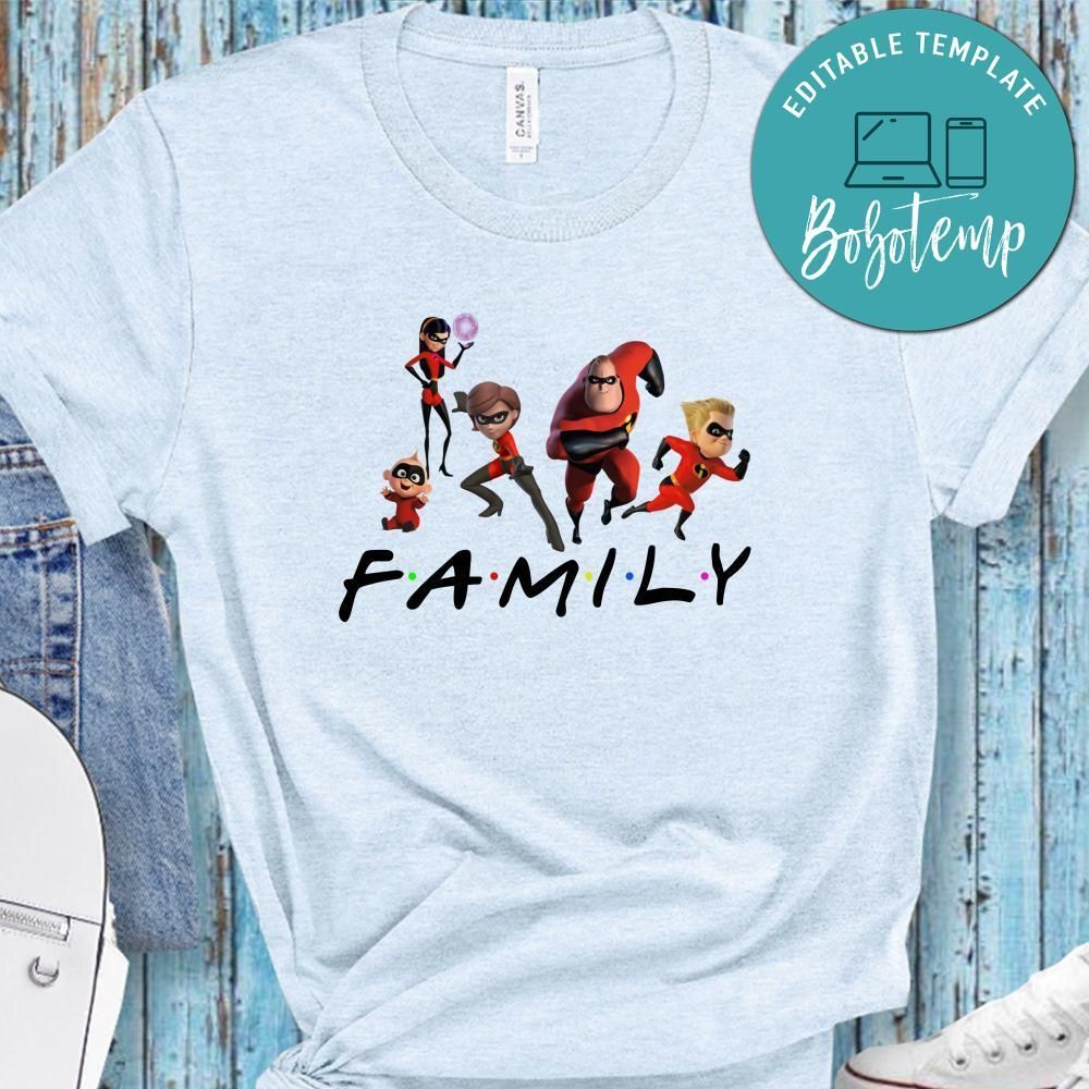Disney The Incredibles Family Shirt, Disney World Shirt