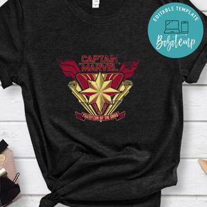 Captain Marvel  Shirt, Protector Of The Shies Shirt