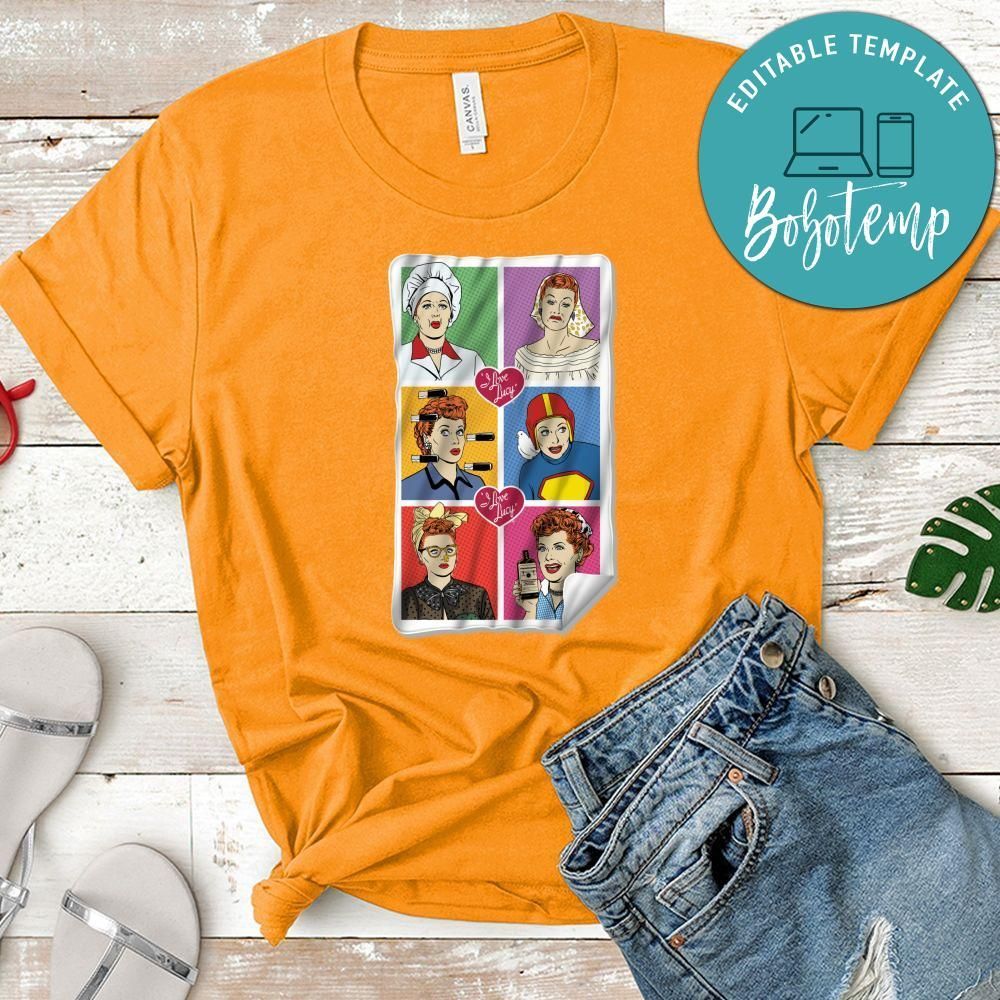 Lucy Cartoon Comic Shirt