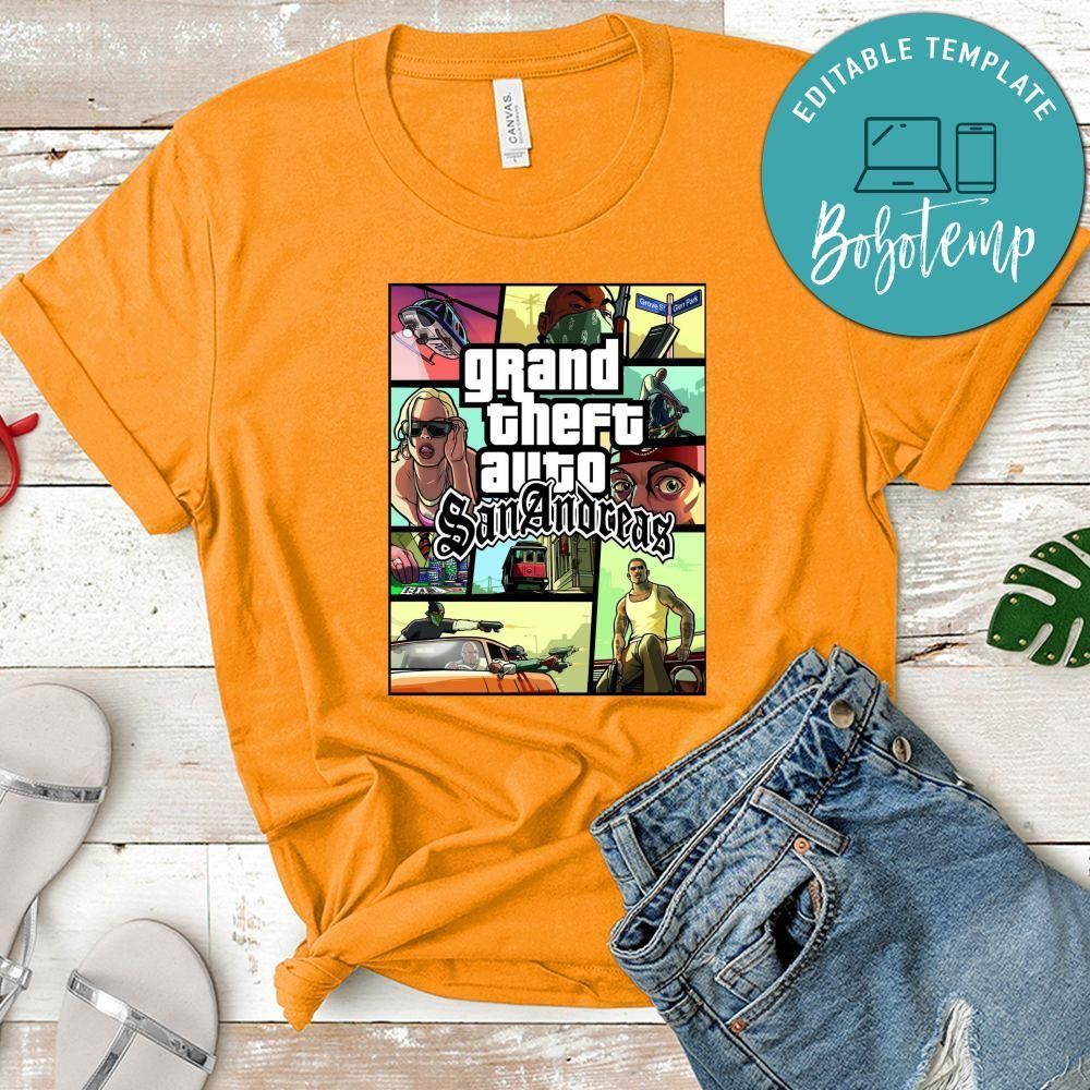 Grand Theft Auto San Andreas Shirt
