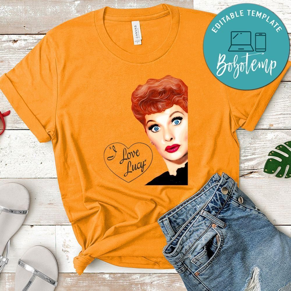 I Love Lucy Heart Shirt Lucy Pop Art Shirt
