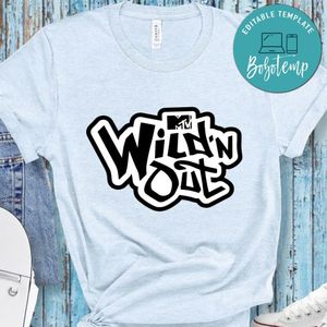 Wild'n Out Logo MTV Color Editable Shirt