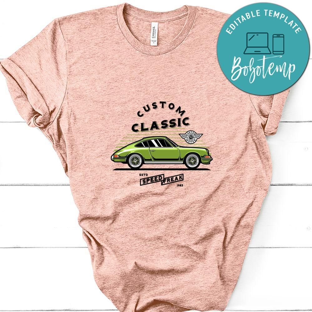 Custom Classic Speed Freak Est 1983 Shirt