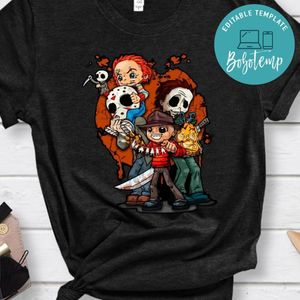 Horrow Characters Horror Movie Shirt