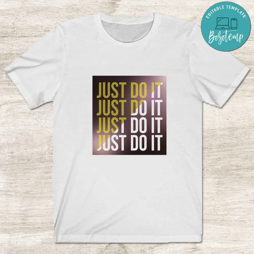 custom just do it shirts