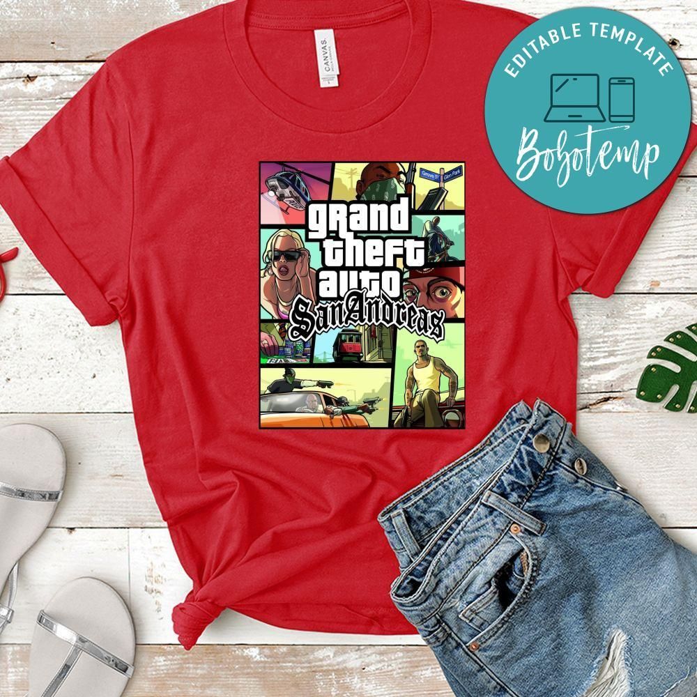 Grand Theft Auto San Andreas Shirt