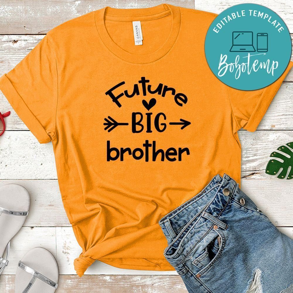 Pregnancy Future Big Brother Shirt